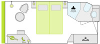 2-Bett-Außenkabine mit Panoramafenster 16.5 B m² 2-Bett-Außenkabine mit Panoramafenster 16.5 B m²
