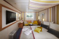 2-Bett-Außenkabine mit französischem Balkon 16 C m² 2-Bett-Außenkabine mit französischem Balkon 16 C m²