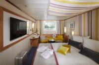 2-Bett-Außenkabine mit Fenster und Zusatzbett 15.5 A3 m² 2-Bett-Außenkabine mit Fenster und Zusatzbett 15.5 A3 m²