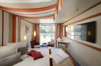 2-Bett-Außenkabine mit französischem Balkon 16 C m² 2-Bett-Außenkabine mit französischem Balkon 16 C m²