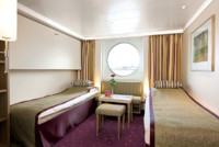 2-Bett-Außenkabine mit Zusatzbett 14.5 S m² 2-Bett-Außenkabine mit Zusatzbett 14.5 S m²