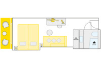 2-Bett-Außenkabine mit Panoramafenster 16.5 B m² 2-Bett-Außenkabine mit Panoramafenster 16.5 B m²