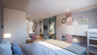 2-Bett-Familienkabine mit zwei Zusatzbetten 18.5 G m² 2-Bett-Familienkabine mit zwei Zusatzbetten 18.5 G m²