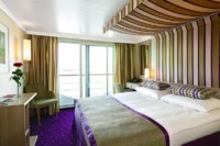 2-Bett-Außenkabine mit französischem Balkon 15 D m² 2-Bett-Außenkabine mit französischem Balkon 15 D m²