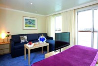 2-Bett-Juniorsuite mit französischem Balkon 23 E m² 2-Bett-Juniorsuite mit französischem Balkon 23 E m²